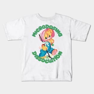 Microdosing Dissociation Teddy Bear Kids T-Shirt